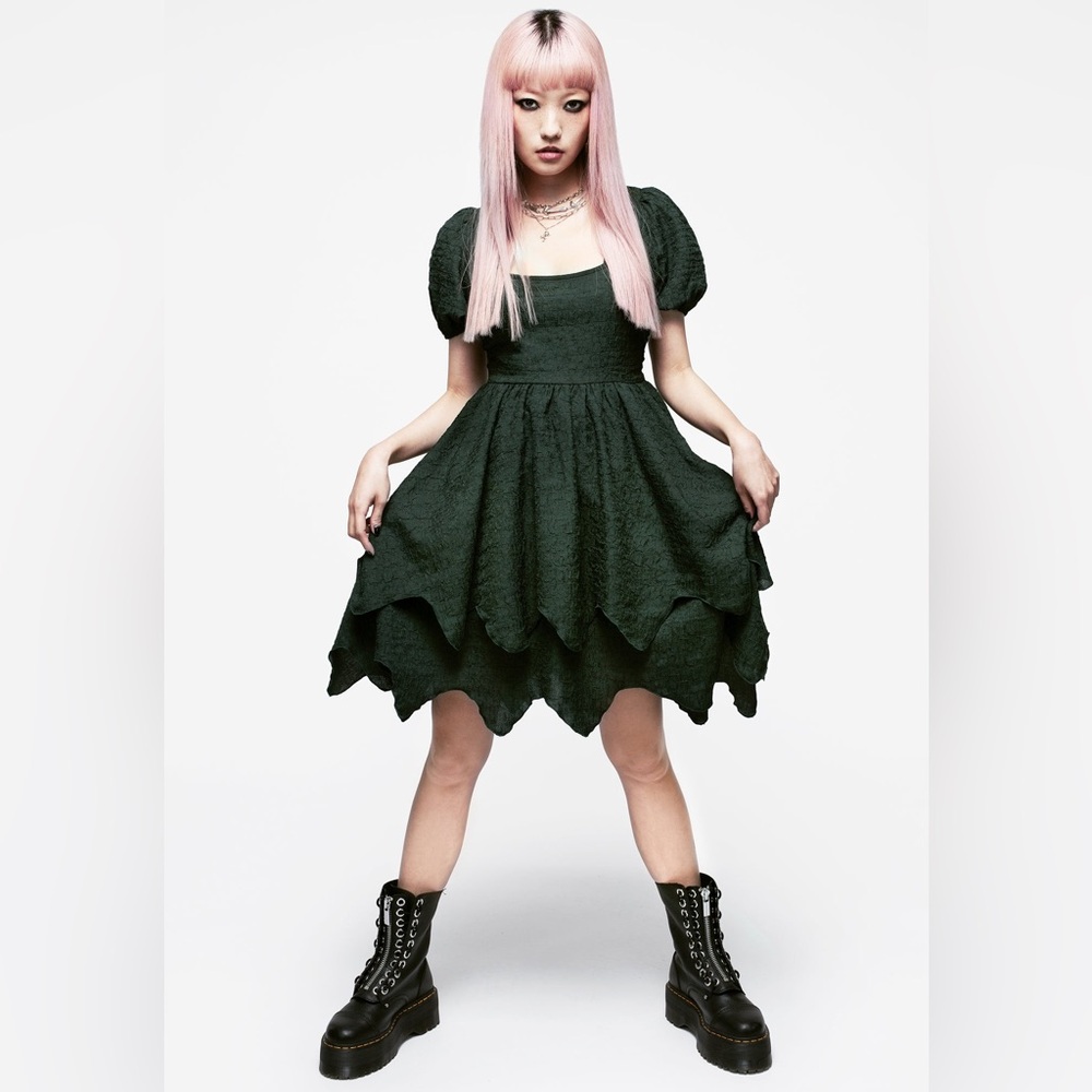 Disturbia Estelle Layered Mini Dress US 10 / UK 14
